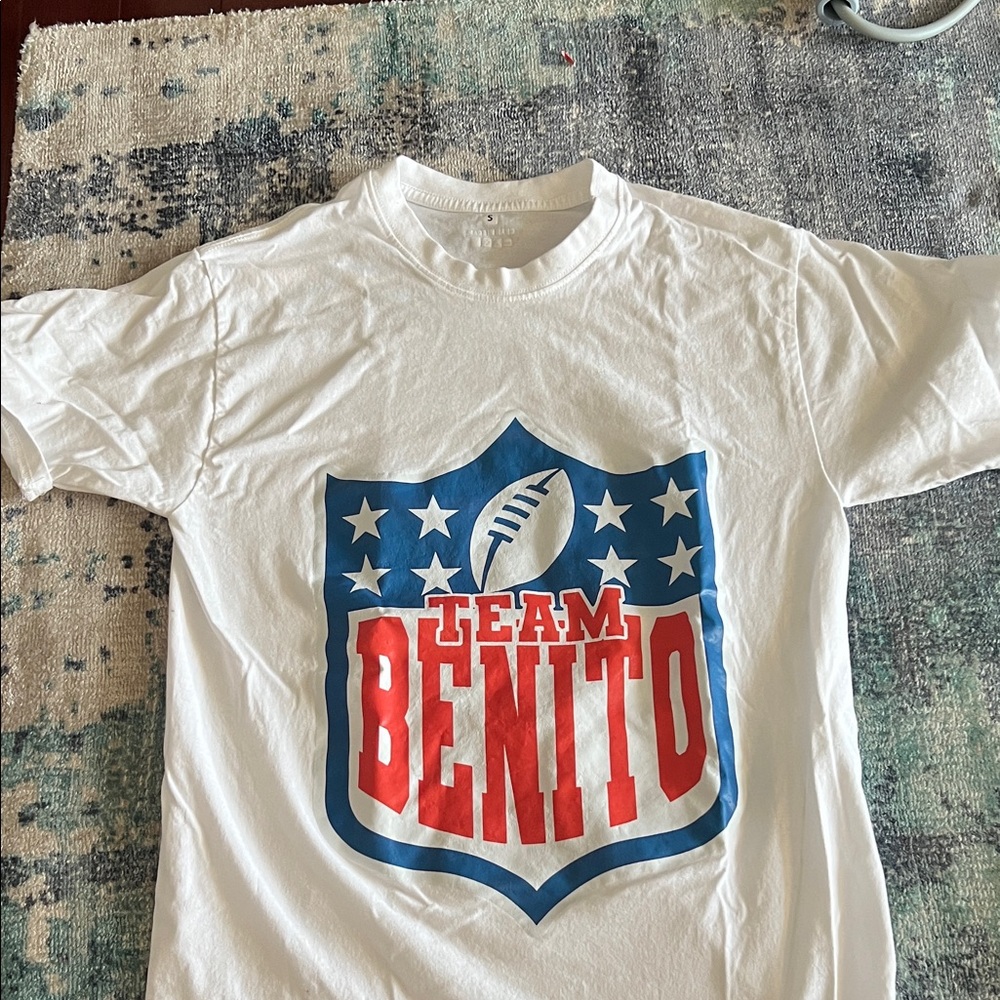 Team Benito White Graphic Tee